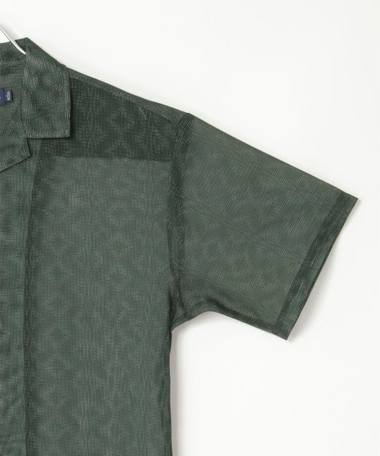 VENCE share style「メッシュ総柄半袖シャツ」|シャツ・ブラウス|