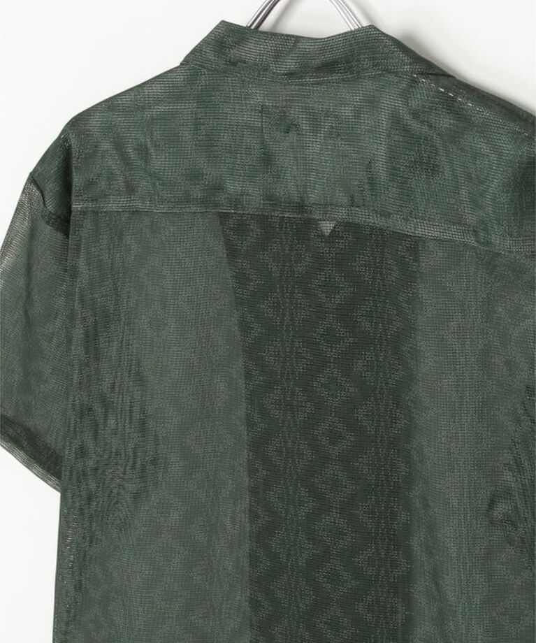 VENCE share style「メッシュ総柄半袖シャツ」|シャツ・ブラウス|