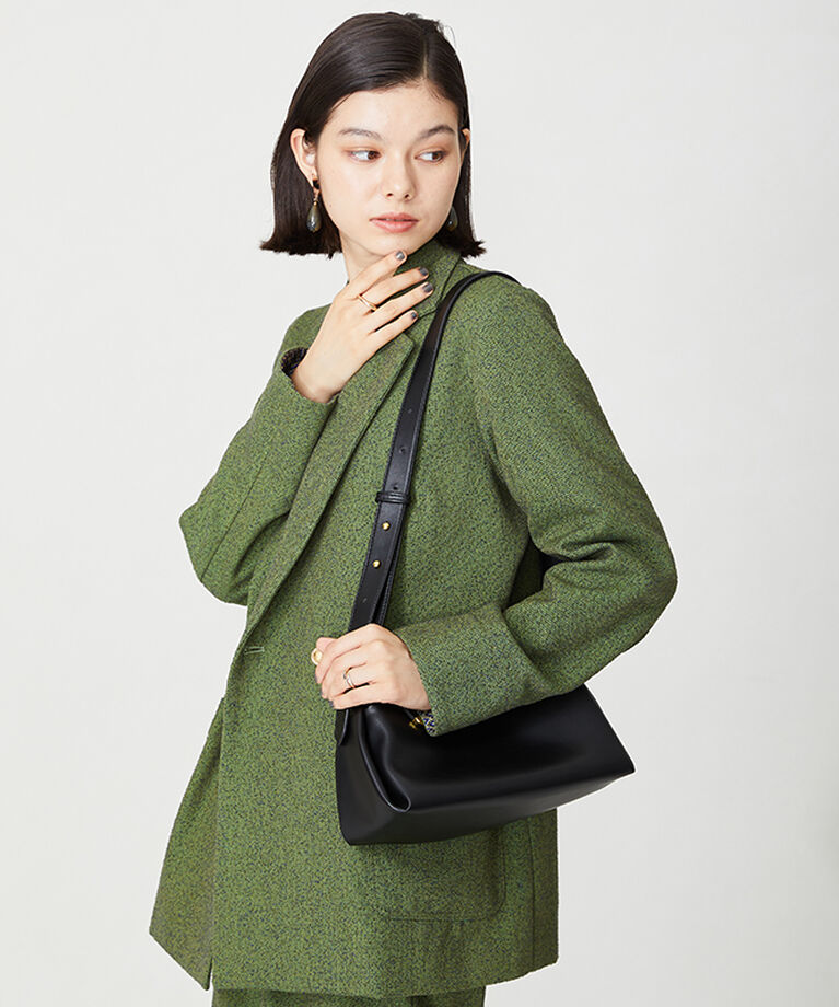 ORiental TRaffic「【BAG】ソフトフェイクレザーショルダーバッグ/BA-204」|ショルダー・メッセンジャー|