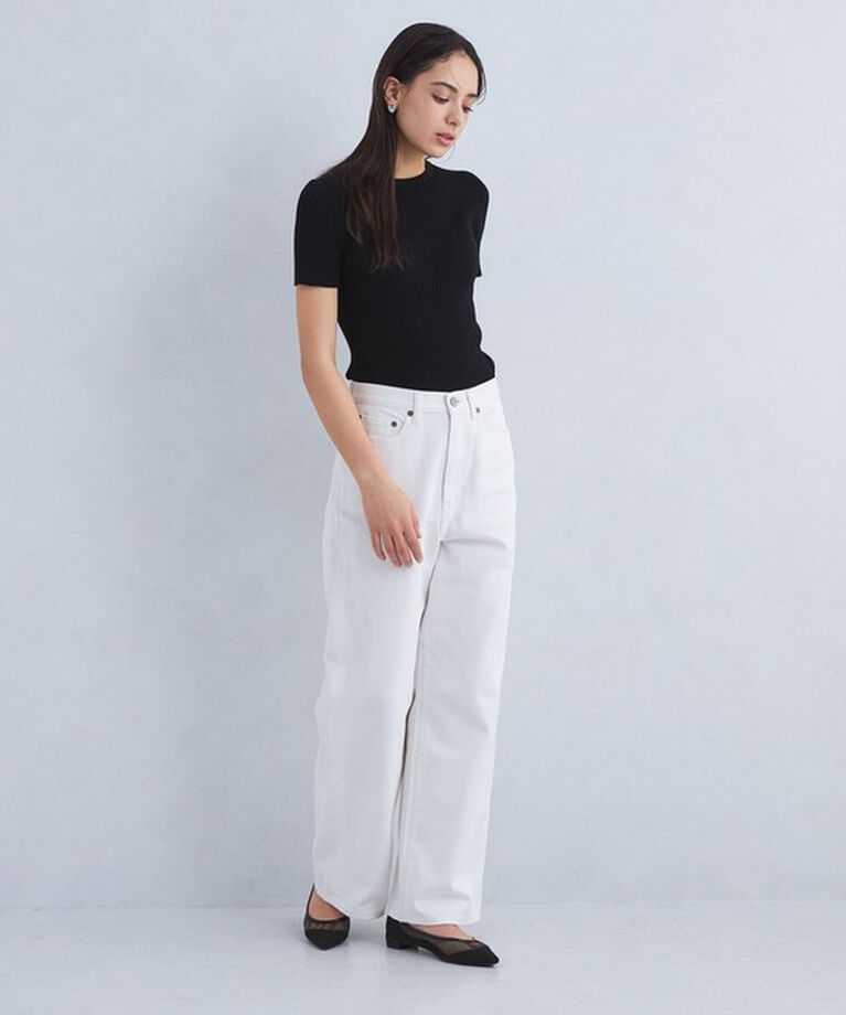 UNITED ARROWS green label relaxing「ポインテッド チュールフラットシューズ」|ローファー|