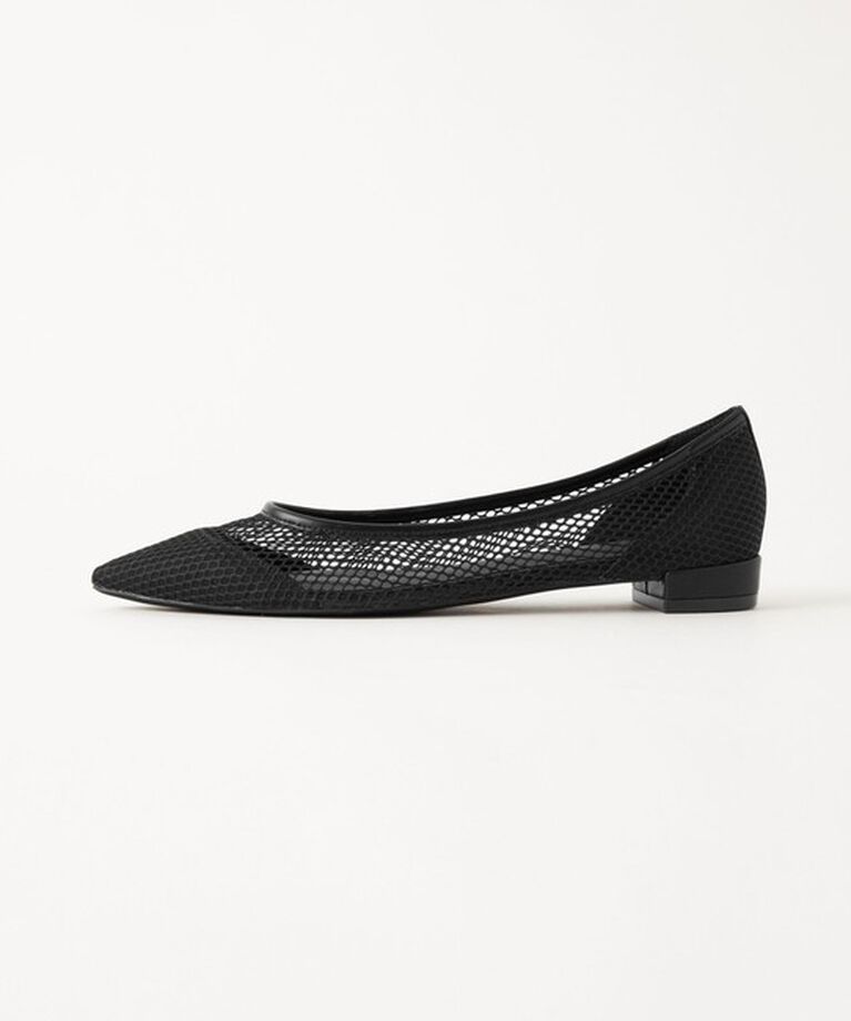 UNITED ARROWS green label relaxing「ポインテッド チュールフラットシューズ」|ローファー|