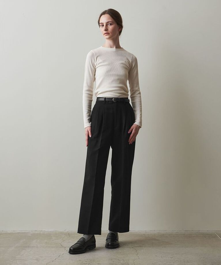 STEVEN ALAN「＜Steven Alan＞コットン ダブルクロス 2タック パンツ」|チノ|