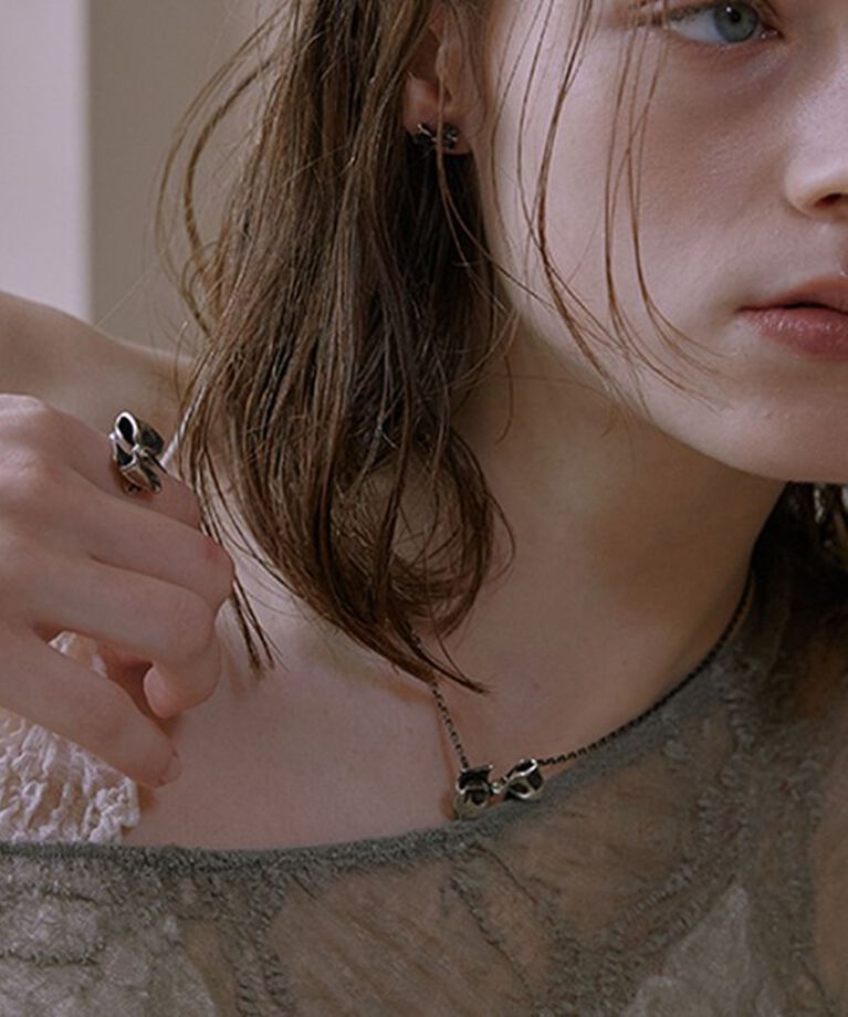 BEAUTY&YOUTH UNITED ARROWS「＜Third Movement＞リボン ネックレス」|ネックレス|