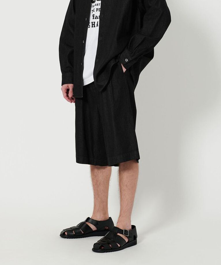 BEAUTY&YOUTH UNITED ARROWS「7.5オンス サテン デニム ワイド ショーツ」|その他|