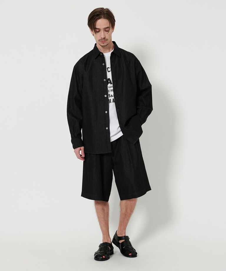BEAUTY&YOUTH UNITED ARROWS「7.5オンス サテン デニム ワイド ショーツ」|その他|