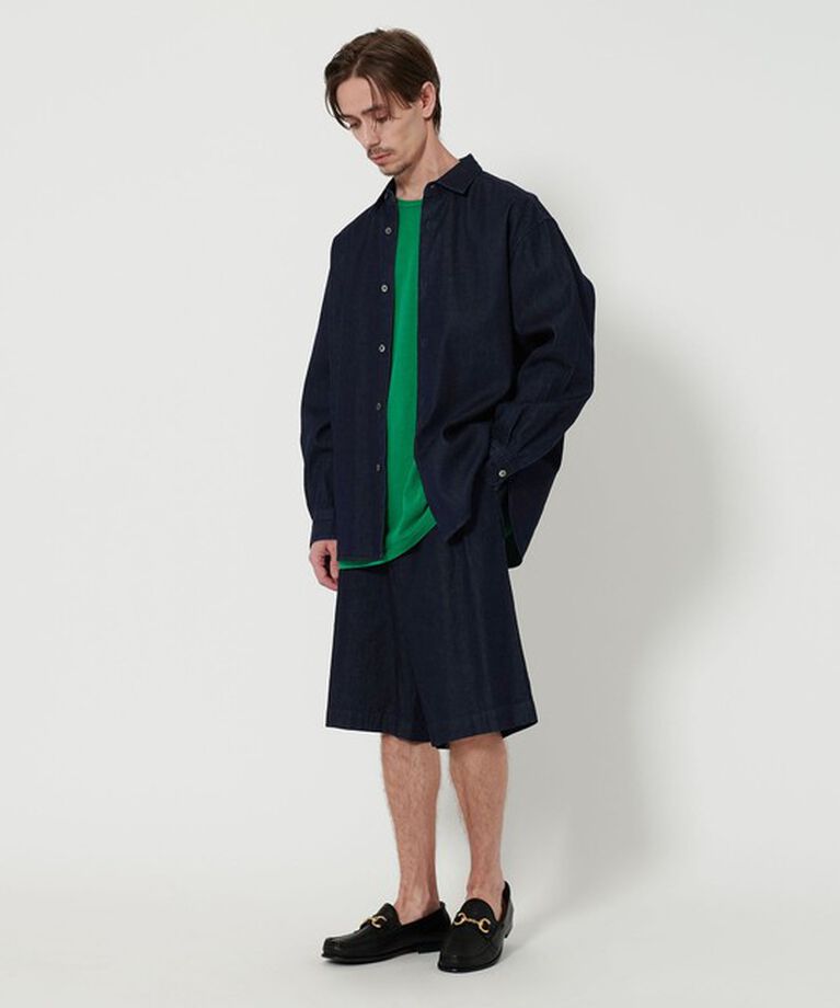 BEAUTY&YOUTH UNITED ARROWS「7.5オンス サテン デニム ワイド ショーツ」|その他|