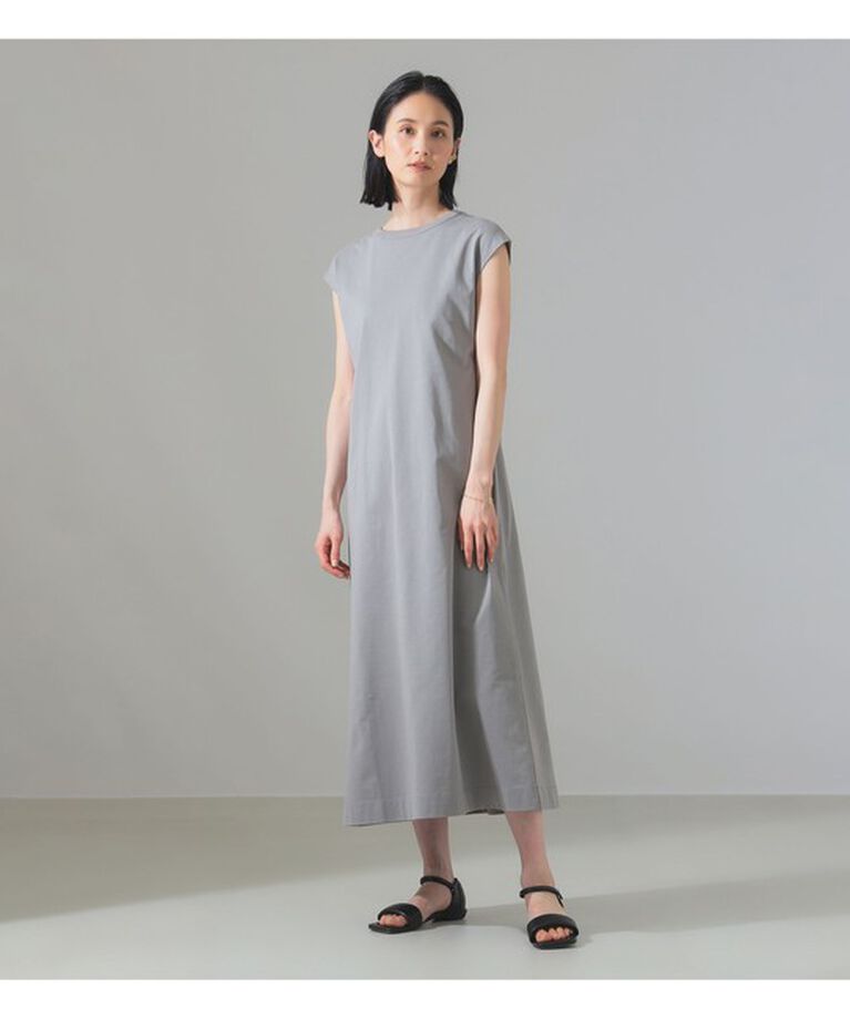 Demi-Luxe BEAMS 「【別注】SLOANE / コットン天竺 フレンチスリーブ ワンピース」|ワンピース|