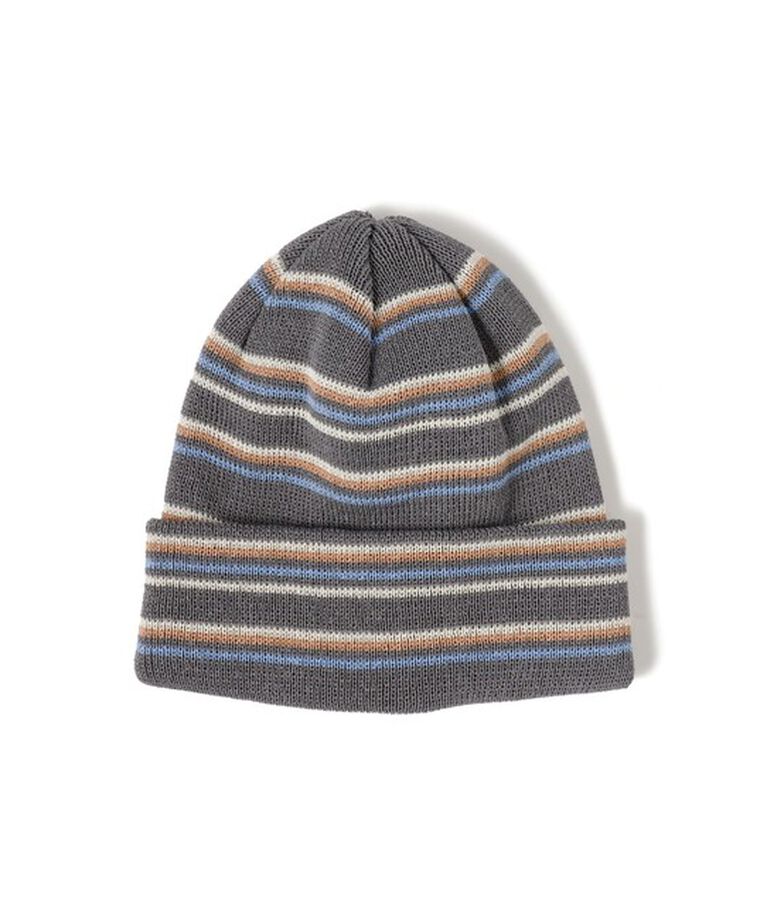 Ray BEAMS 「RACAL / Japanese Paper Multi Border Knit Cap」|その他|GREY
