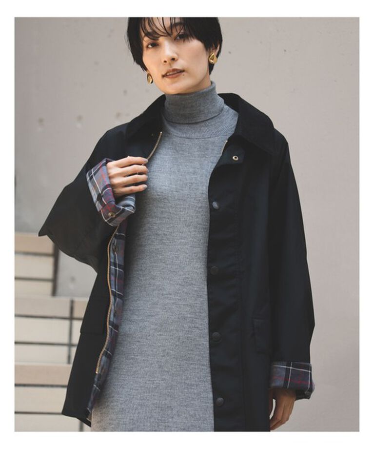 Demi-Luxe BEAMS 「Barbour / 別注 ナイロンタッサー BEDALE ジャケット」|ブルゾン・スタジャン|