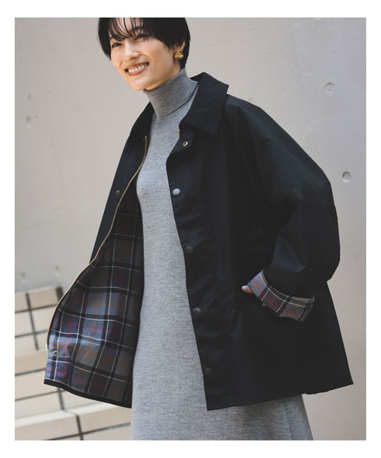 Demi-Luxe BEAMS 「Barbour / 別注 ナイロンタッサー BEDALE ジャケット」|ブルゾン・スタジャン|