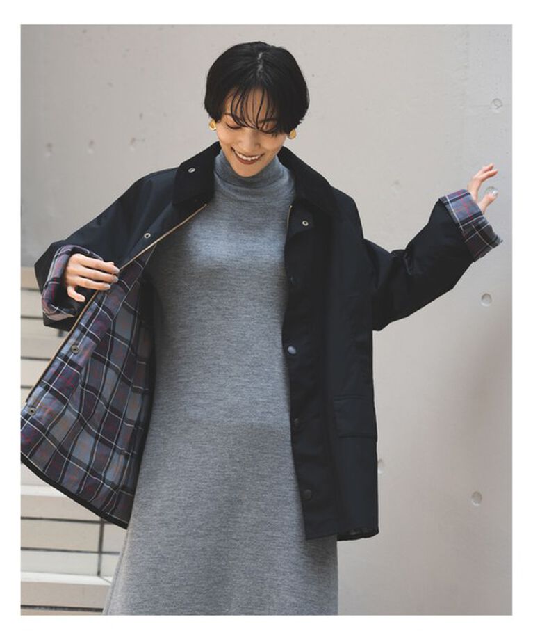 Demi-Luxe BEAMS 「Barbour / 別注 ナイロンタッサー BEDALE ジャケット」|ブルゾン・スタジャン|