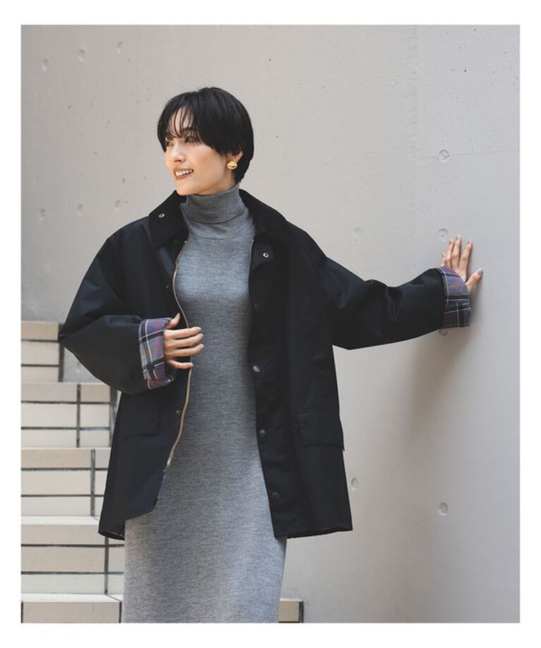 Demi-Luxe BEAMS 「Barbour / 別注 ナイロンタッサー BEDALE ジャケット」|ブルゾン・スタジャン|