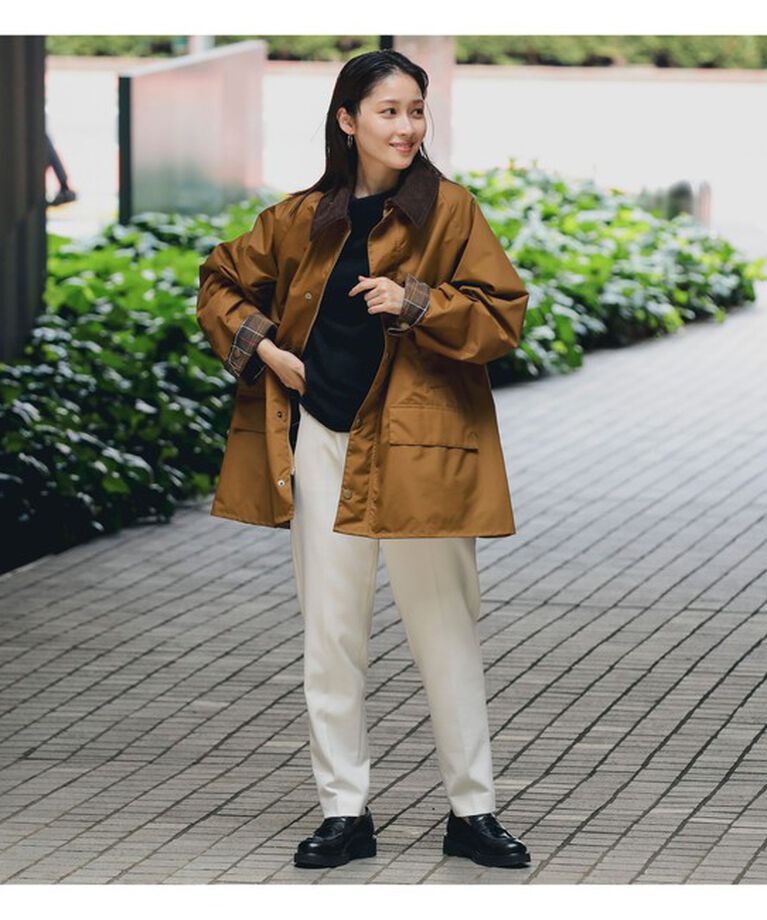 Demi-Luxe BEAMS 「Barbour / 別注 ナイロンタッサー BEDALE ジャケット」|ブルゾン・スタジャン|