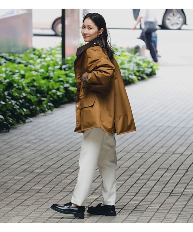 Demi-Luxe BEAMS 「Barbour / 別注 ナイロンタッサー BEDALE ジャケット」|ブルゾン・スタジャン|