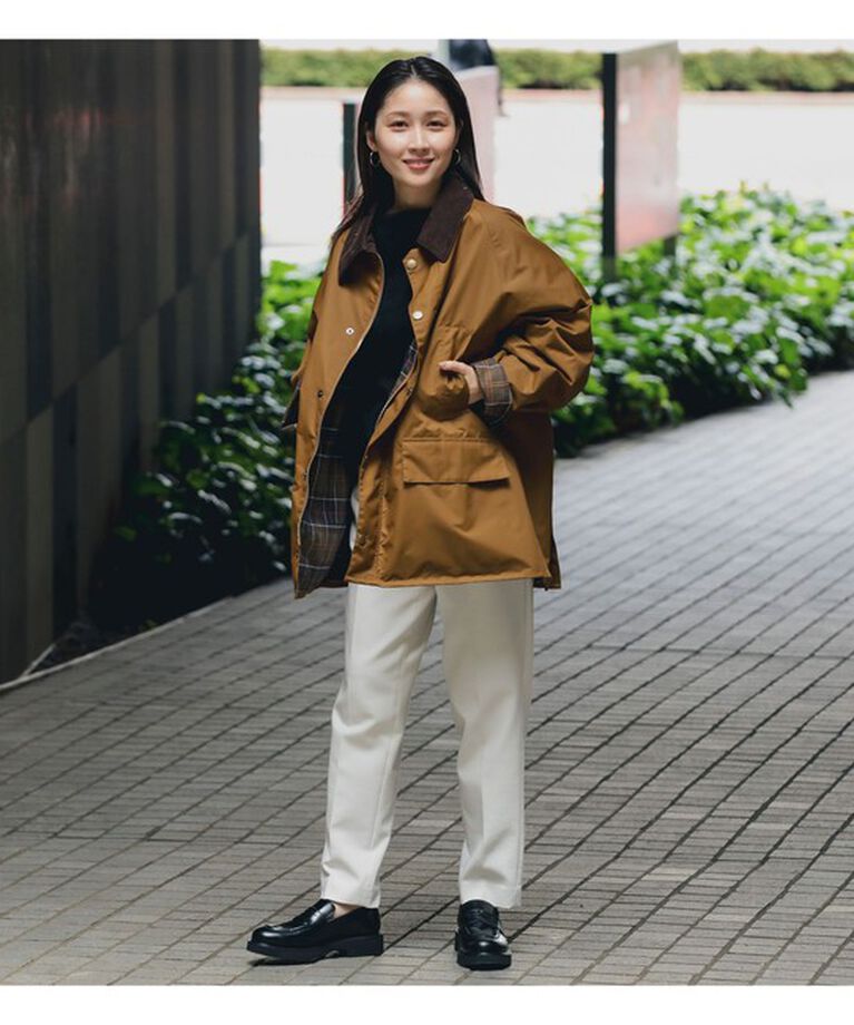 Demi-Luxe BEAMS 「Barbour / 別注 ナイロンタッサー BEDALE ジャケット」|ブルゾン・スタジャン|