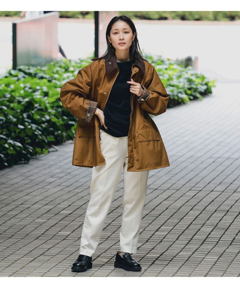 Demi-Luxe BEAMS 「Barbour / 別注 ナイロンタッサー BEDALE ジャケット」|ブルゾン・スタジャン|