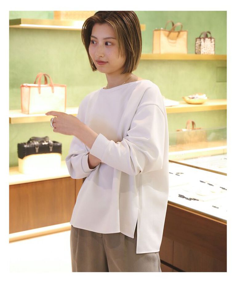Demi-Luxe BEAMS 「ダンボール ロングスリーブ プルオーバー」|Tシャツ・カットソー|SWAN