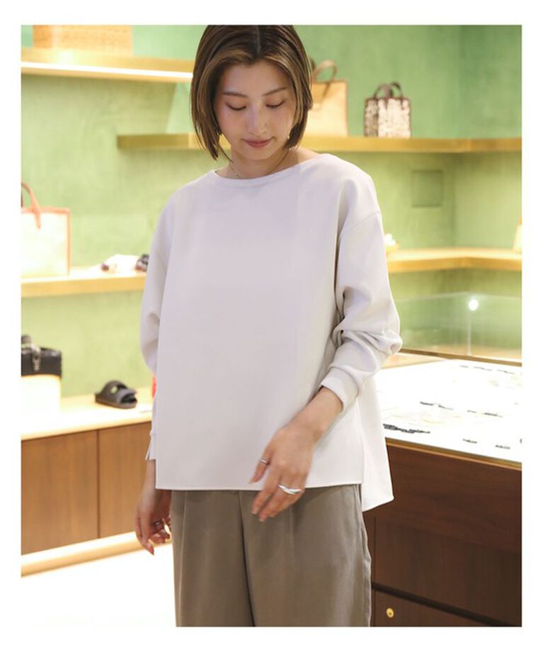 Demi-Luxe BEAMS 「ダンボール ロングスリーブ プルオーバー」|Tシャツ・カットソー|
