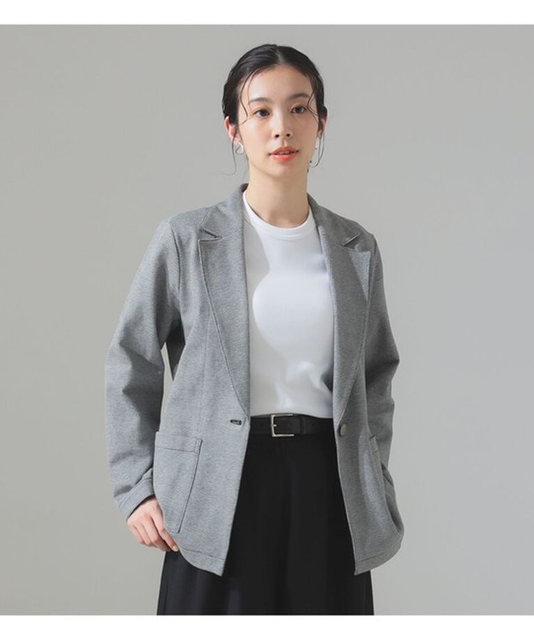 Demi-Luxe BEAMS 「テーラード カノコ ジャケット」|ダッフルコート|BLACK×WHTE