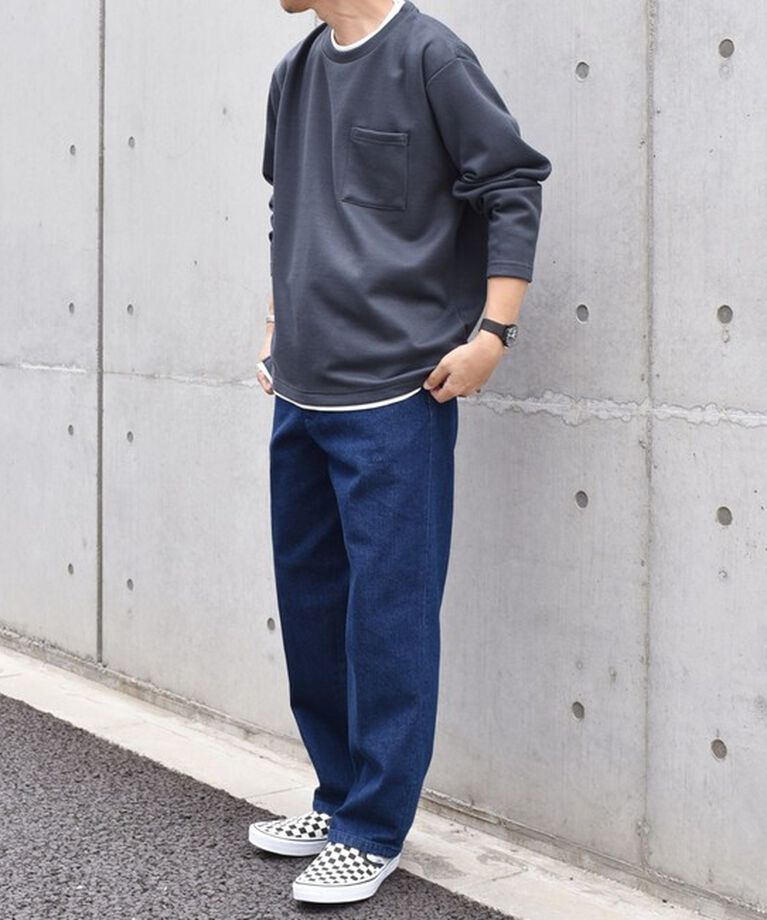 SHIPS any「SHIPS any: パールワッフル フェイクレイヤード Tシャツ (ロンT)◇」|Tシャツ・カットソー|