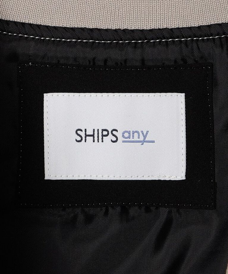 SHIPS any「SHIPS any: カルゼ 中綿 リブ ブルゾン」|ブルゾン・スタジャン|
