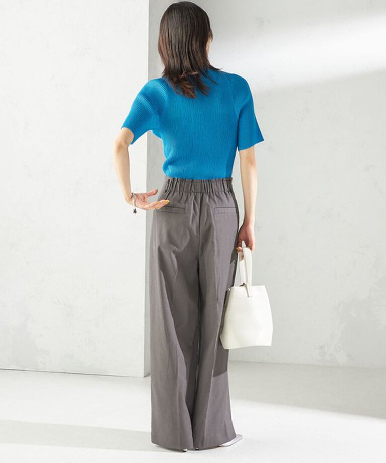 SHIPS for women「〈手洗い可能 〉ドライオックス フロント タック ストレート パンツ 25SS」|その他|