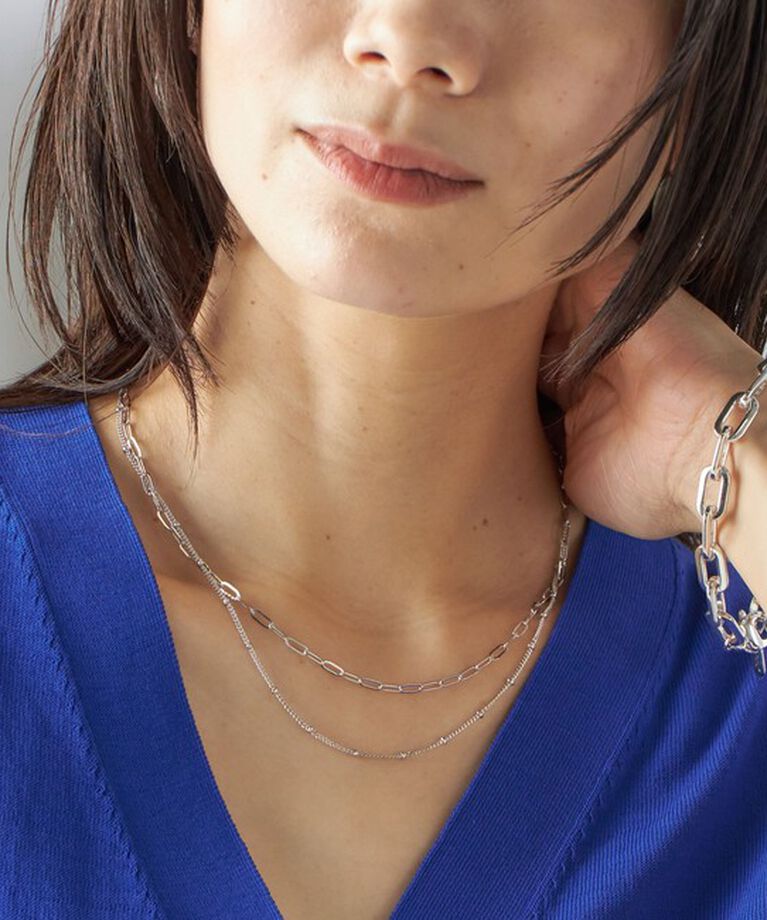 SHIPS for women「レイヤード チェーン ネックレス」|ネックレス|