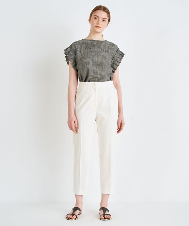 Ballsey「マットダブルクロス テーパードパンツ」|スラックス|