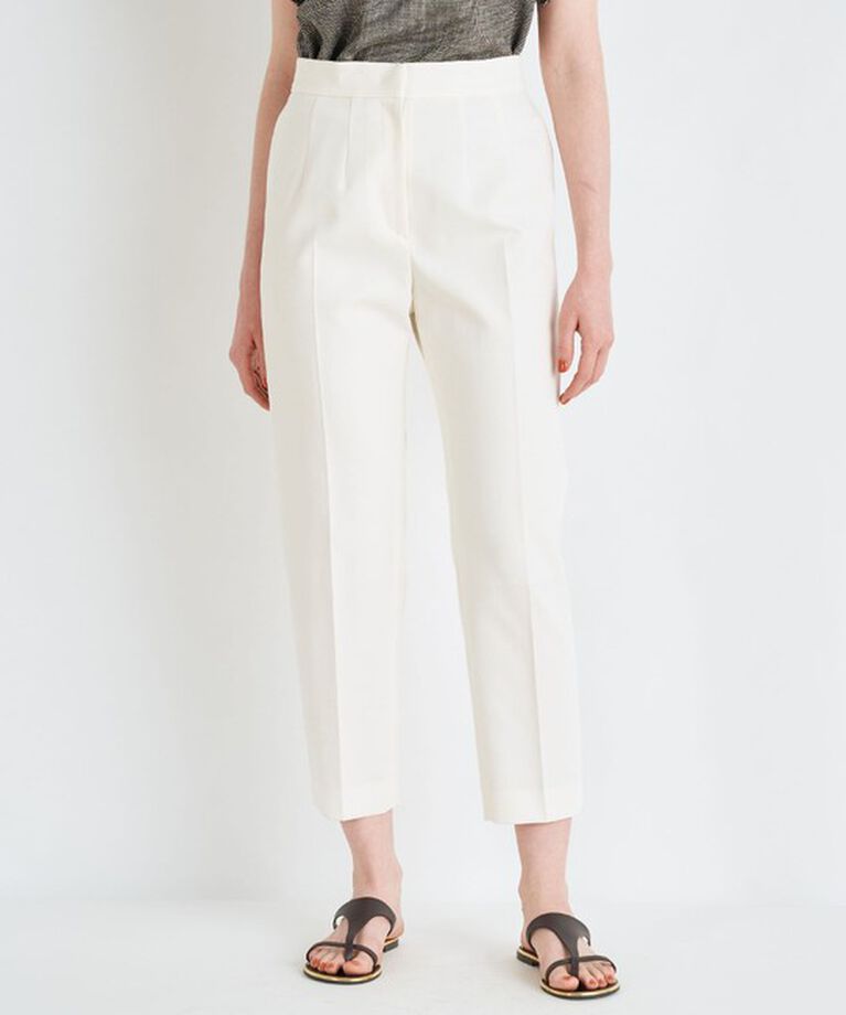 Ballsey「マットダブルクロス テーパードパンツ」|スラックス|
