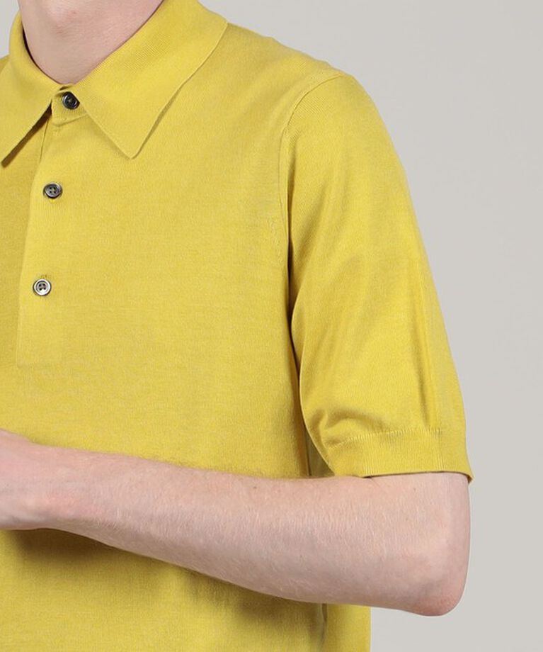 TOMORROWLAND MENS「シルクコットン ニットポロシャツ SESIA」|ニット・セーター|