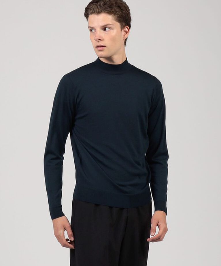 TOMORROWLAND BUYING WEAR「JOHN SMEDLEY 30G MODERN FIT ウール モックネックプルオーバー KILDAY」|ニット・セーター|