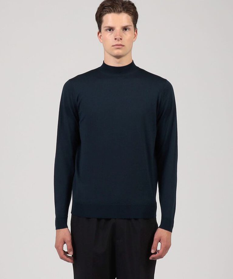 TOMORROWLAND BUYING WEAR「JOHN SMEDLEY 30G MODERN FIT ウール モックネックプルオーバー KILDAY」|ニット・セーター|