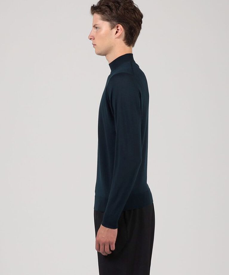 TOMORROWLAND BUYING WEAR「JOHN SMEDLEY 30G MODERN FIT ウール モックネックプルオーバー KILDAY」|ニット・セーター|