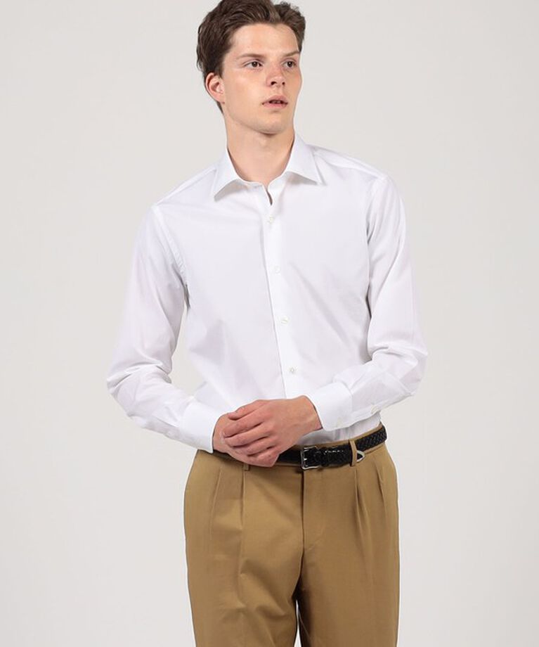 TOMORROWLAND MENS「140/2コットンブロード ワイドスプレッドカラー ドレスシャツ」|シャツ・ブラウス|