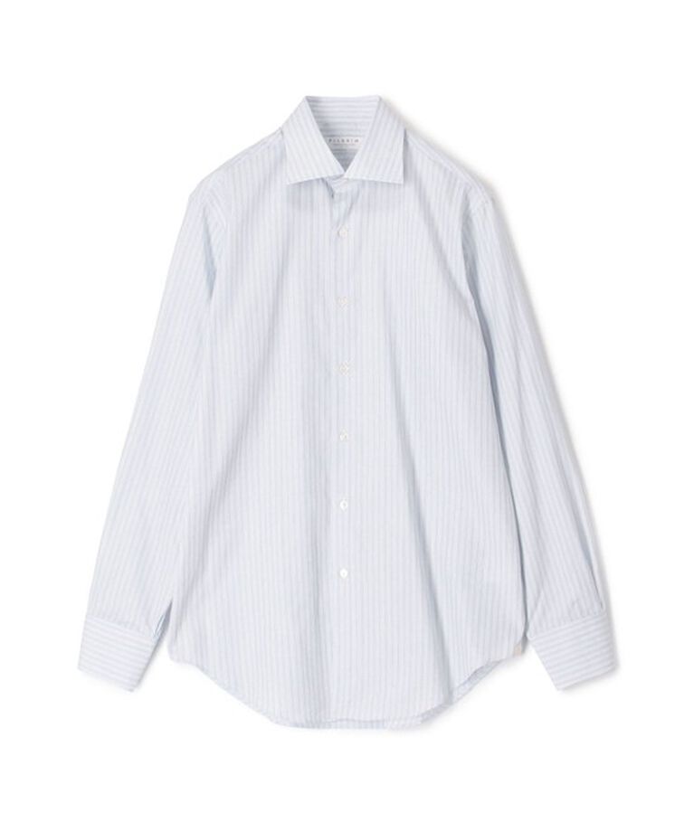 TOMORROWLAND MENS「140/2コットンブロード ワイドスプレッドカラー ドレスシャツ」|シャツ・ブラウス|66 ブルー系