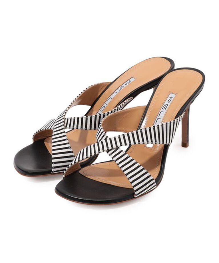 TOMORROWLAND GOODS「PELLICO STRIPE ヒールサンダル」|サンダル|