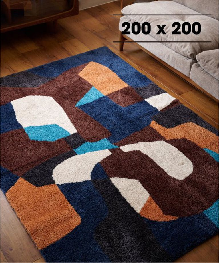 journal standard Furniture「PICFAIR RUG 200x200　ピクフェアラグ」|その他|ネイビー