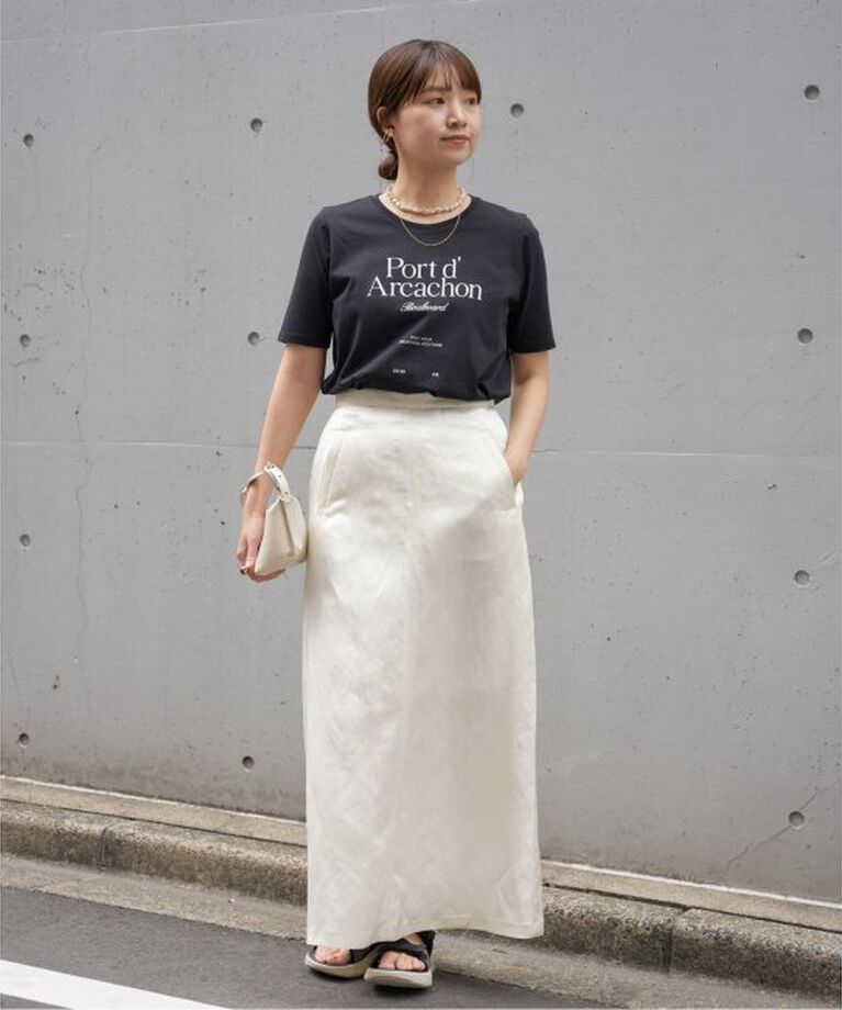 IENA「ロゴTシャツ」|Tシャツ・カットソー|