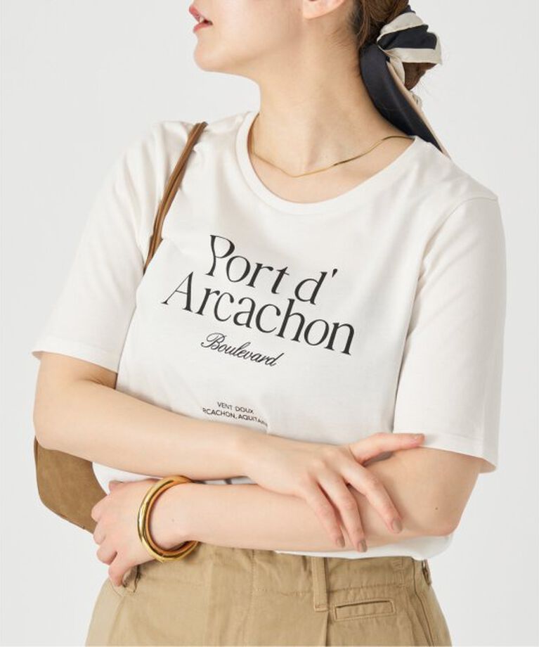 IENA「ロゴTシャツ」|Tシャツ・カットソー|ホワイト