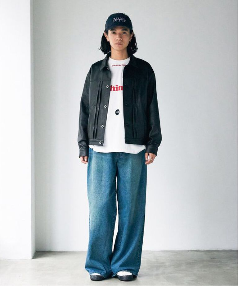 JOURNAL STANDARD「NZ ラムレザー トラッカージャケット」|ライダースジャケット|
