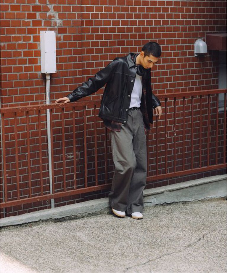JOURNAL STANDARD「NZ ラムレザー トラッカージャケット」|ライダースジャケット|