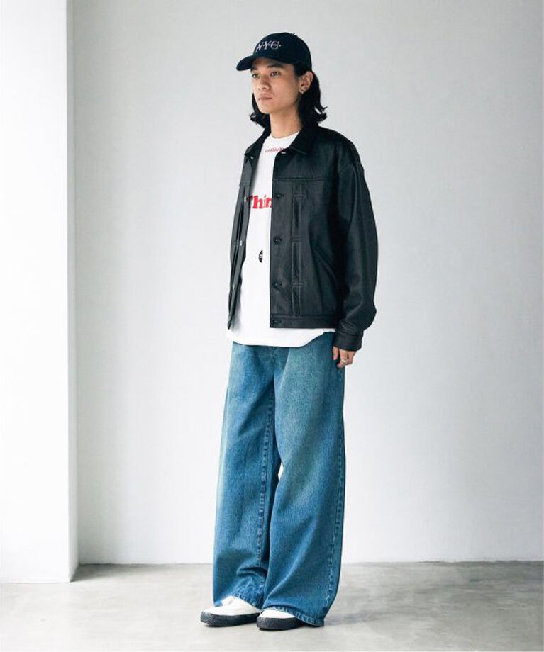 JOURNAL STANDARD「NZ ラムレザー トラッカージャケット」|ライダースジャケット|