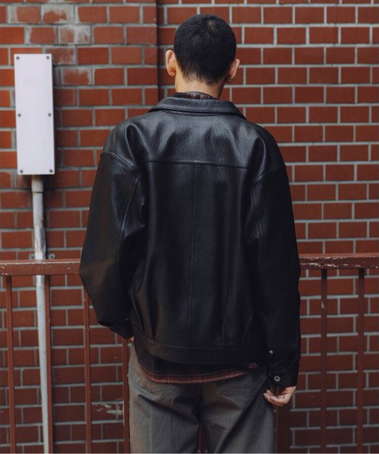 JOURNAL STANDARD「NZ ラムレザー トラッカージャケット」|ライダースジャケット|