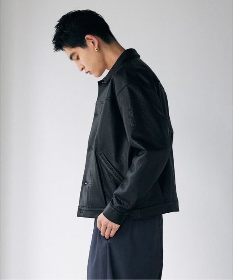 JOURNAL STANDARD「NZ ラムレザー トラッカージャケット」|ライダースジャケット|