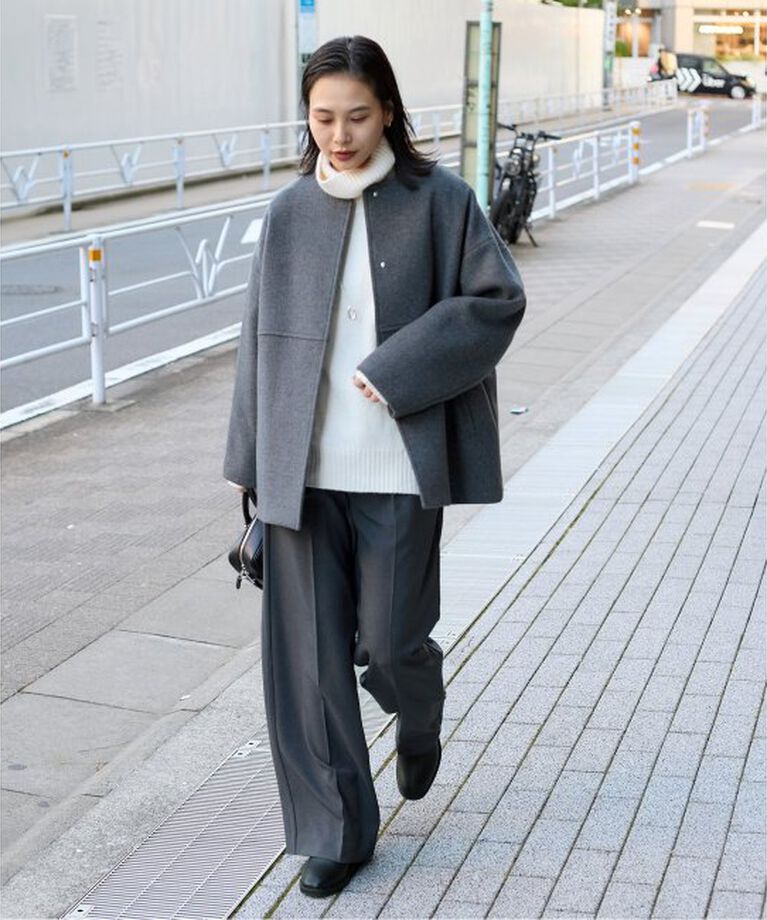 JOURNAL STANDARD「《追加2》スーパー140ビーバーノーカラーショートコート」|その他|