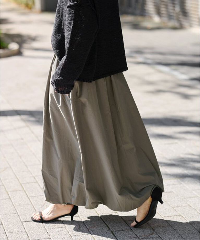 JOURNAL STANDARD relume「ウォッシャブルバルーンイージースカート」|スカート|グレー