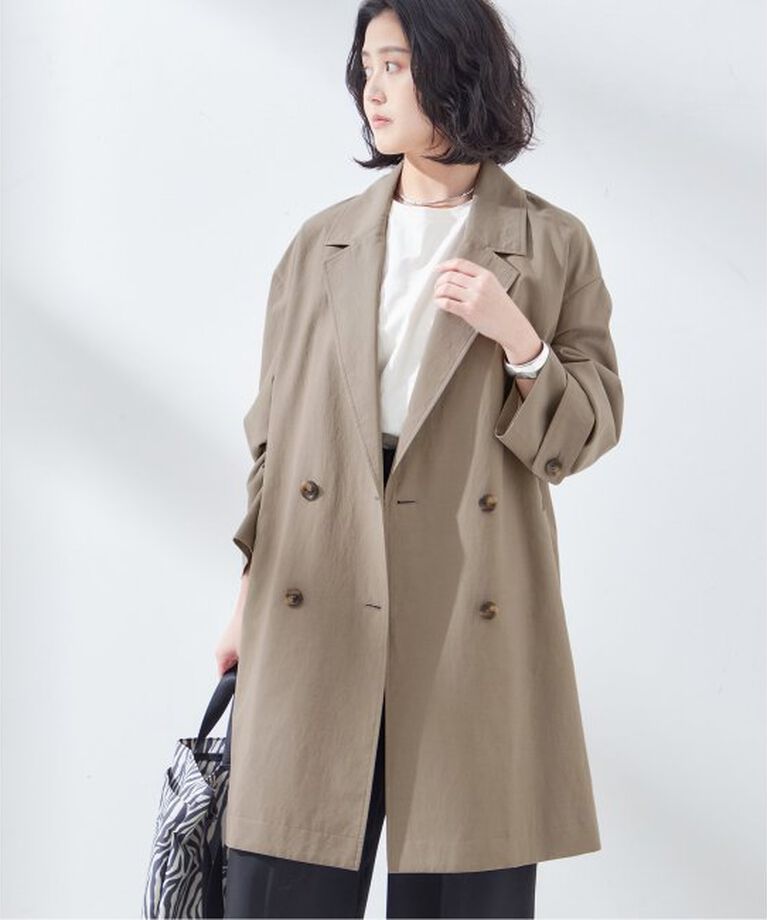 journal standard L'essage「リヨセルクロスコート」|その他|カーキ B