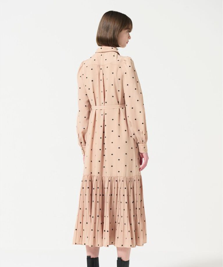 GRACE CONTINENTAL「ベルト付刺繍ロングワンピース」|ワンピース|