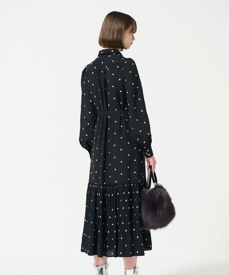 GRACE CONTINENTAL「ベルト付刺繍ロングワンピース」|ワンピース|