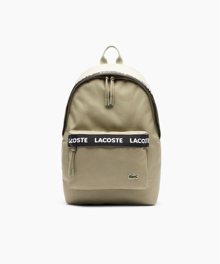 LACOSTE「ネオクロコ ロゴデイパック / バックパック / リュックサック」|リュック|カーキ
